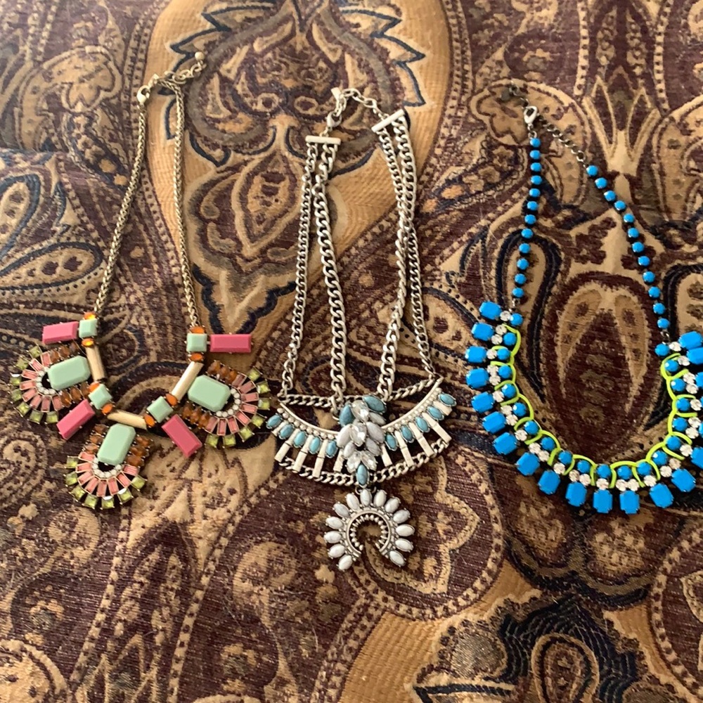 3 statement necklaces